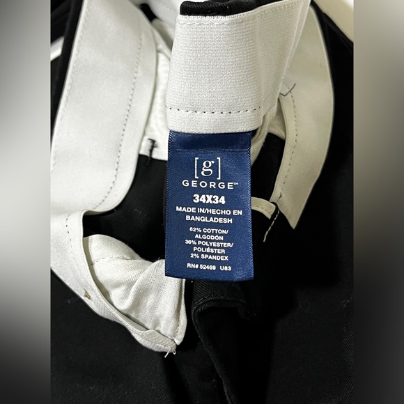 Two pairs of George Dress pants sized 34x34. Light use. Good Deal - Picture 2 of 3